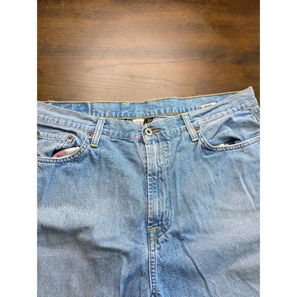Lucky Brand Light Wash Denim Bootleg Jeans Size 38 Regular Length 100% Cotton Ma - Picture 16 of 16